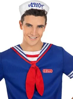 Steve Ahoy Stranger Things Kostüm - Official Netflix -Faschingskostüm Verkäufe steve ahoy stranger things kostum official netflix 5