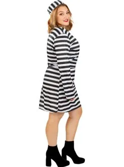 Sträfling Kostüm Für Damen Große Größe -Faschingskostüm Verkäufe strafling kostum fur damen groe groe 2