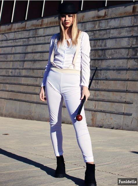 Uhrwerk Orange Kostüm Für Damen 5 Uhrwerk Orange Kostüm Für Damen – Bild 3