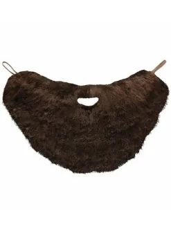 Vollbart Mit Schnurrbart Kastanienbraun