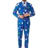 Weihnachtsanzug "Festivity Blue" - Opposuits