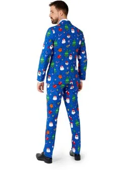Weihnachtsanzug "Festivity Blue" - Opposuits -Faschingskostüm Verkäufe weihnachtsanzug festivity blue opposuits 3