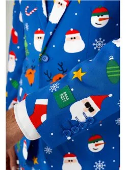 Weihnachtsanzug "Festivity Blue" - Opposuits -Faschingskostüm Verkäufe weihnachtsanzug festivity blue opposuits 5