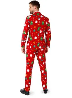 Weihnachtsanzug "Festivity Red" - Opposuits -Faschingskostüm Verkäufe weihnachtsanzug festivity red opposuits 3