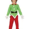 Weihnachtself Kostüm Grün Für Kinder