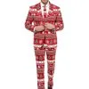 "Wonderland" Weihnachtsanzug Rot - Opposuits -Faschingskostüm Verkäufe winter wonderland opposuit anzug