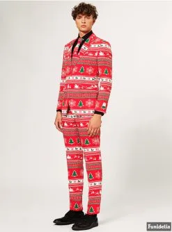 "Wonderland" Weihnachtsanzug Rot - Opposuits -Faschingskostüm Verkäufe winter wonderland opposuit anzug 2