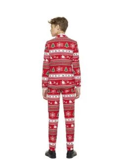 "Wonderland" Weihnachtsanzug Rot Für Jugendliche - Opposuits -Faschingskostüm Verkäufe wonderland opposuits anzug fur teenager 1
