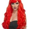 Meerjungfrau Perücke Rot -Faschingskostüm Verkäufe wunsch perucke rot